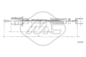 Metalcaucho 80877 - CABLE ACELERADOR 2CV-DYANE-ACADYAN