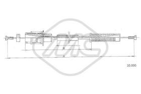 Metalcaucho 80891 - CABLE ACELERADOR CX DIESEL ROTO/DIESEL