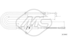 Metalcaucho 81017 - CABLE FRENO L408D-L410D ALL SX-LH