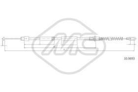 Metalcaucho 81021 - CABLE FRENO SPRINTERALL(PT.5T)DX/SX