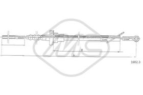 Metalcaucho 81042 - CABLE EMBRAGUE RITMOALL