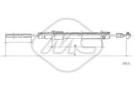 Metalcaucho 81072 - CABLE EMBRAGUE 125 ALL