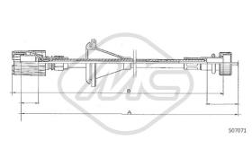 Metalcaucho 81180 - CABLE CUENTAKILOMETROS REGATA ALL MM.?
