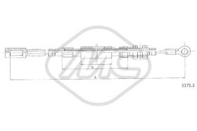 Metalcaucho 81410 - CABLE FRENO DUCATO PASSO LUNGO LWB A