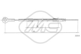 Metalcaucho 81413 - CABLE ACELERADOR 500ALL-126 ALL