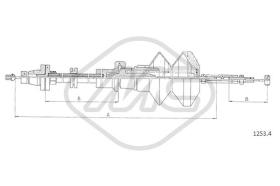 Metalcaucho 81419 - CABLE ACELERADOR UNO45 MOT.FIRE
