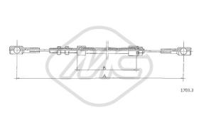 Metalcaucho 81469 - CABLE ACELERADOR DAILY-GRINTA