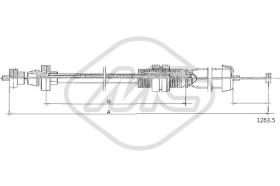 Metalcaucho 81472 - CABLE ACELERADOR DUNA 60-70