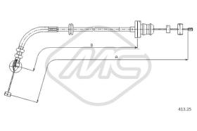 Metalcaucho 81512 - CABLE ACELERADOR PUNTO 55-60-75-