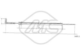 Metalcaucho 81571 - CABLE STARTER 126