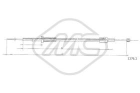 Metalcaucho 81602 - CABLE CAPO DUCATO ALL