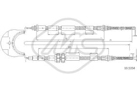 Metalcaucho 81794 - CABLE FRENO ESCORT 1,4-1,6-1,8 INC.SW
