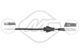 Metalcaucho 81816 - CABLE FRENO FIESTA ALL(DRUM BRAKE)