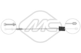 Metalcaucho 81820 - CABLE FRENO FIESTA ALL ANT.-FRONT
