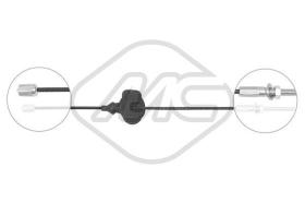 Metalcaucho 81824 - CABLE FRENO FOCUS ALL ANT.-FRONT