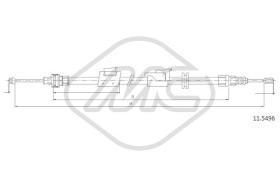 Metalcaucho 81849 - CABLE FRENO GALAXY ALL SX-LH
