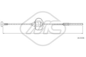 Metalcaucho 81870 - CABLE FRENO TRANSIT CONNECT ALL ANT.-F