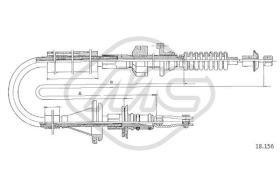 Metalcaucho 81926 - CABLE EMBRAGUE ACCORD
