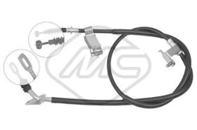 Metalcaucho 82219 - CABLE FRENO 323 BA 1,5 3DOOR ALL SX-LH