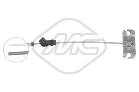 Metalcaucho 82226 - CABLE FRENO 323 BG ALL ANT.-FRONT