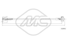 Metalcaucho 82242 - CABLE CUENTAKILOMETROS L200 PICKUP MM.