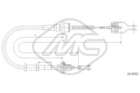 Metalcaucho 82288 - CABLE EMBRAGUE PULSAR-200SX(SR20DE)