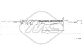 Metalcaucho 82398 - CABLE EMBRAGUE ASCONA B 1,6-1,9-2,0