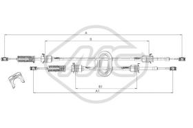 Metalcaucho 82427 - CABLE CAMBIO INTERSTAR ALL