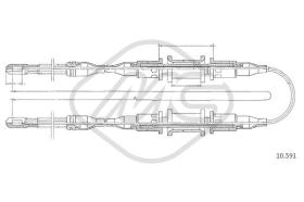 Metalcaucho 82461 - CABLE FRENO KADETT E1,6-1,8IE DIESE