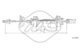 Metalcaucho 82695 - CABLE EMBRAGUE 205 ALL CAMBIO/GEAR BH3