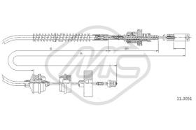 Metalcaucho 82717 - CABLE EMBRAGUE 605 MANUAL
