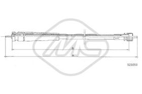 Metalcaucho 82742 - CABLE CUENTAKILOMETROS 504 ALL MM.?