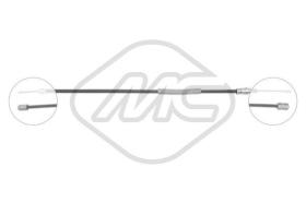 Metalcaucho 82824 - CABLE FRENO 406 COUP ALL DX-RH