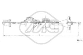 Metalcaucho 82909 - CABLE EMBRAGUE ESPACE DIESEL ALL
