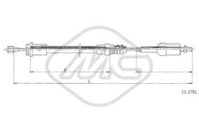 Metalcaucho 82918 - CABLE EMBRAGUE TRAFIC TR/AV 2,0 BENZIN