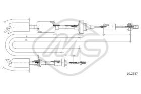 Metalcaucho 82929 - CABLE EMBRAGUE R 21 TURBO DS