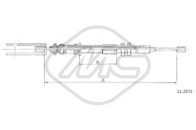 Metalcaucho 82934 - CABLE EMBRAGUE MASTER PR/AR