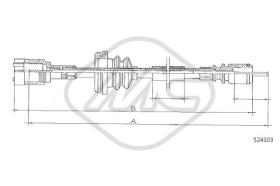 Metalcaucho 82978 - CABLE CUENTAKILOMETROS TRAFFIC P/AR MM