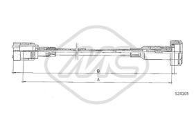 Metalcaucho 82980 - CABLE CUENTAKILOMETROS MASTER T/AV 5 S