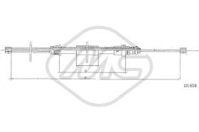 Metalcaucho 82999 - CABLE FRENO R 5TL-LS-GTL(1222/3/4/5)