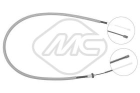 Metalcaucho 83075 - CABLE FRENO CLIO ALL1,6-1,9DS(DISC B