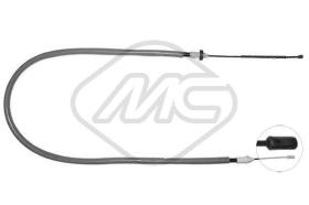 Metalcaucho 83080 - CABLE FRENO CLIO 1,216V S/ABS SX-LH