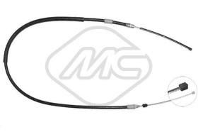 Metalcaucho 83092 - CABLE FRENO TRAFIC ALL EXC.ABS DX-RH