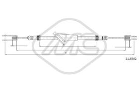 Metalcaucho 83133 - CABLE FRENO TRAFIC ALL 4X4 ANT.-FRONT