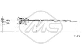 Metalcaucho 83135 - CABLE ACELERADOR R 5SUPERCINQ