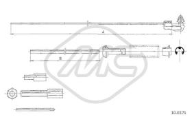 Metalcaucho 83137 - CABLE ACELERADOR R 5L-TL(1221/2381