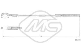 Metalcaucho 83605 - CABLE EMBRAGUE 1200(36HP)KAFER