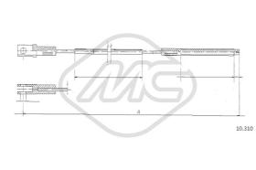 Metalcaucho 83612 - CABLE EMBRAGUE TRANSPORTER 1,6
