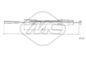 Metalcaucho 83616 - CABLE EMBRAGUE TRANSPORTER 1,8-2,0