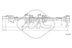 Metalcaucho 83654 - CABLE CUENTAKILOMETROS POLO ALL C/SERV